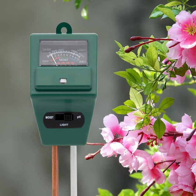 3-in-1 Soil pH Meter Soil Test Kit Plant Moisture Meter PH Soil Meter for Flowers/Grass/Plant/Garden/Farm/Lawn 2905038MM.