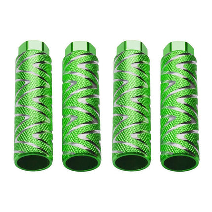 4pcs Aluminum Alloy Bicycle Cleats BMX Pedals Fits 3/8 Inch Axles Bicycle Rear Pedals.