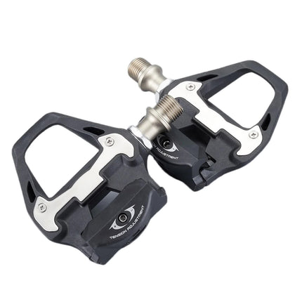 Compatible Shimano Ultegra R8000 SPD-SL Clipless Pedals with SM-SH11 Cleats black.