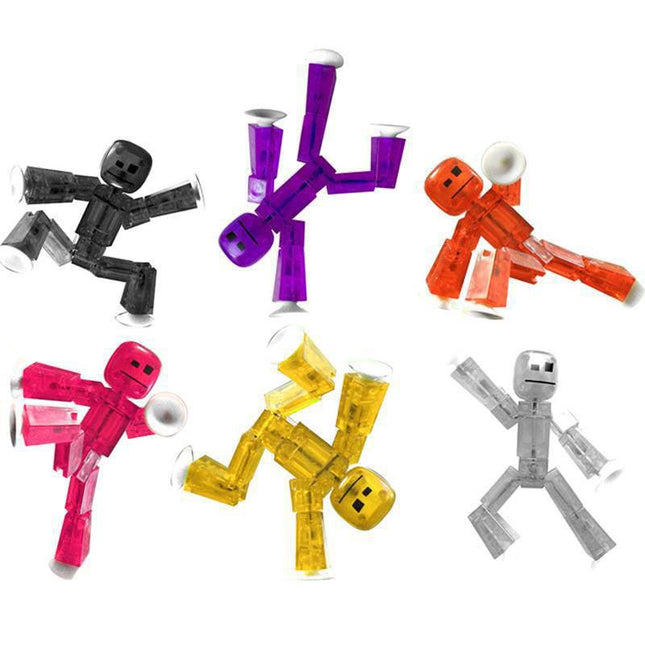 Villains & Guardians - by Stikbot - Stop Motion Action Toy with suction cup..