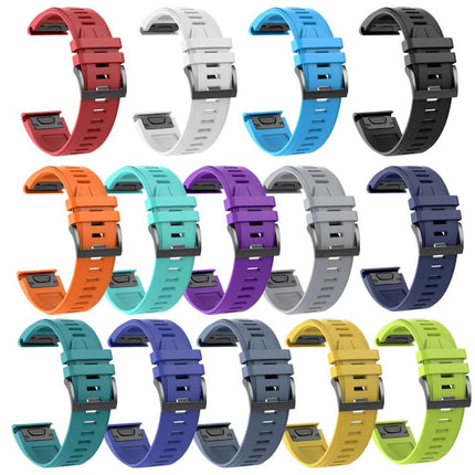 22mm 26mm Silicone Strap for Garmin Fenix 7X 7 Pro Solar/6X 6 Sapphire 5 5X Plus 3 3HR/Epix QuickFit WatchBand 1:1 Official Band style1 Army green style1 Army green QuickFit 22mm.