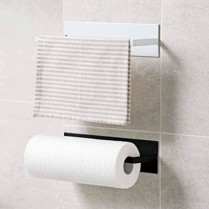 Kitchen roll holder without drilling, kitchen paper holder wall.