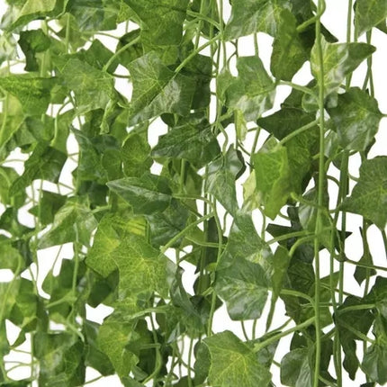 25 meters Ivy garland / Leaf garland - 2 m long Green.