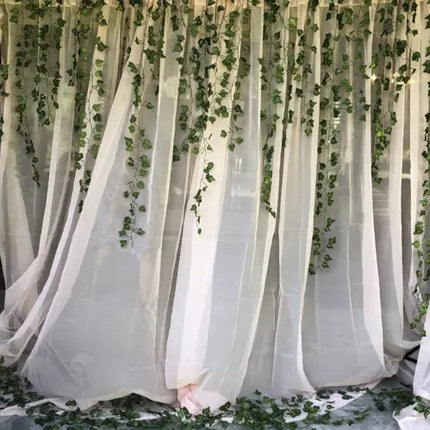 25 meters Ivy garland / Leaf garland - 2 m long Green.