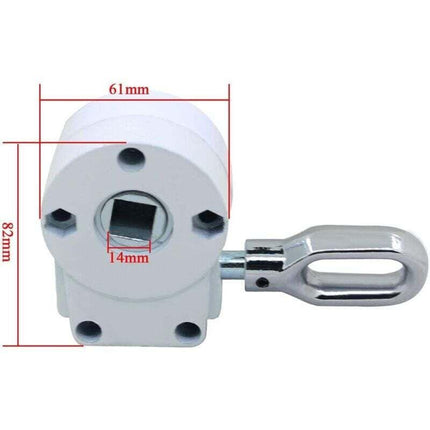 Manual Awning Winch for Caravan Awning Awning Arm Roller Box Exterior Terrace Solar...