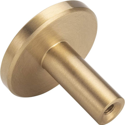 Set of 4 wall hooks in brushed brass, towel hooks in gold.