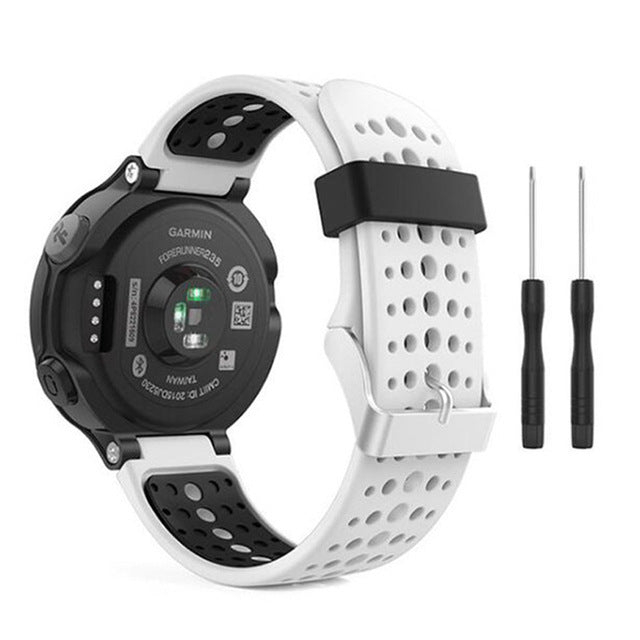 Garmin Forerunner 235/235Lite Watch Band Soft Silicone Replacement Strap for Garmin Forerunner 235/220/230/620/630/735 Smartwatch.