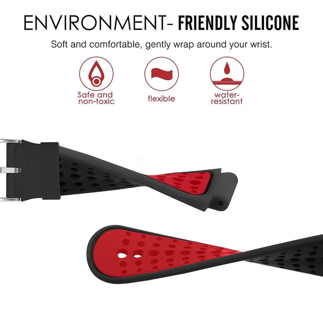 Garmin Forerunner 235/235Lite Watch Band Soft Silicone Replacement Strap for Garmin Forerunner 235/220/230/620/630/735 Smartwatch.
