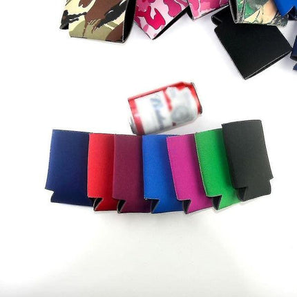 10pcs Neoprene Beer Can Coolers Drink Bottle Holders Insulation Sleeve.
