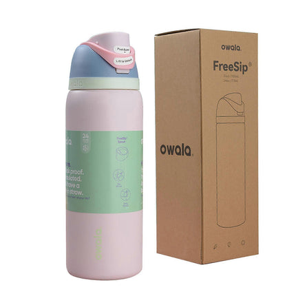 Large 710ml Off-White Thermos Bottle for Adventure lotus color.