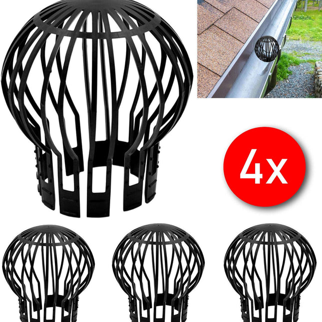 4x Leaf guards Downspout guards Downspout guards Rain gutter guards Downspout guards Downspout guards Drainage screens.