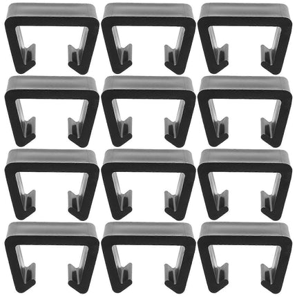 12pcs Garden Furniture Clamps Patio Furniture Clamps Outdoor Sofa Patio Furniture Coupling Clamps.