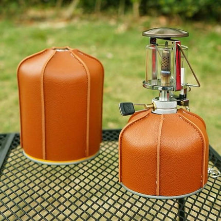 Gas Tank Protector Cylinder PU Leather Gas Tank Protective Case Propane Gas Cylinder Protection Gas Fuel Tanks Gas Tank Protection 450g.