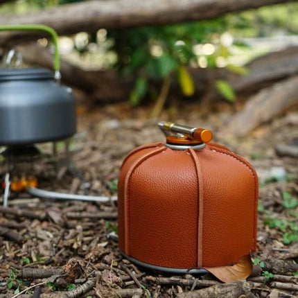 Gas Tank Protector Cylinder PU Leather Gas Tank Protective Case Propane Gas Cylinder Protection Gas Fuel Tanks Gas Tank Protection 450g.