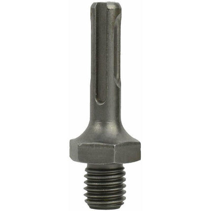 M14 external thread to SDS Plus internal thread and internal triangle adapter for drill grinder, from DEBUNS.