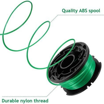 Pack of 6 spools of line for Black and Decker GL7033, GL8033, GL9035 grass trimmer, 6 m,.