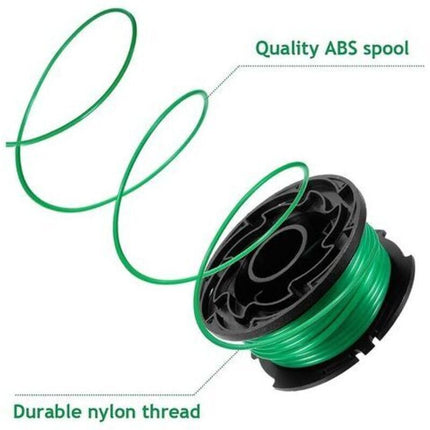 Pack of 6 spools of line for Black and Decker GL7033, GL8033, GL9035 grass trimmer, 6 m,.