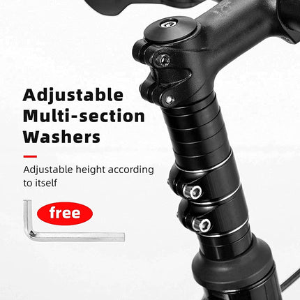 INF bicycle handlebar extension black.