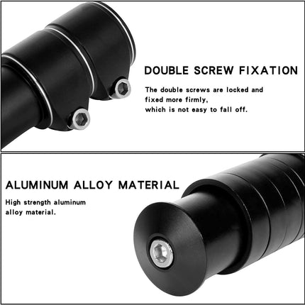 INF bicycle handlebar extension black.