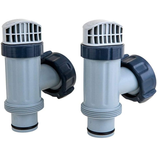 Intex 2-pack above ground valve with piston, gaskets and nuts.