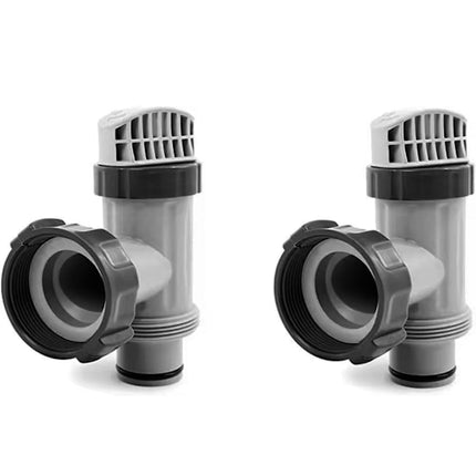 Intex 2-pack above ground valve with piston, gaskets and nuts.