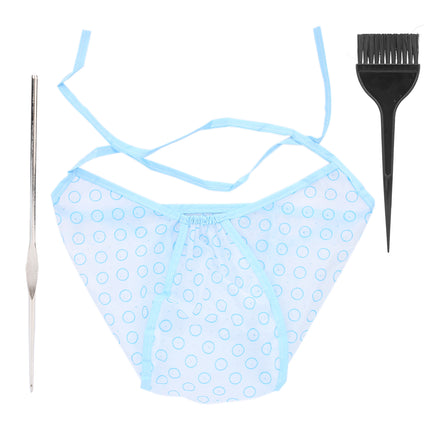 Hair Cap for Curls, Reusable Curl Cap with Hair Dyeing Brushes and Needle.
