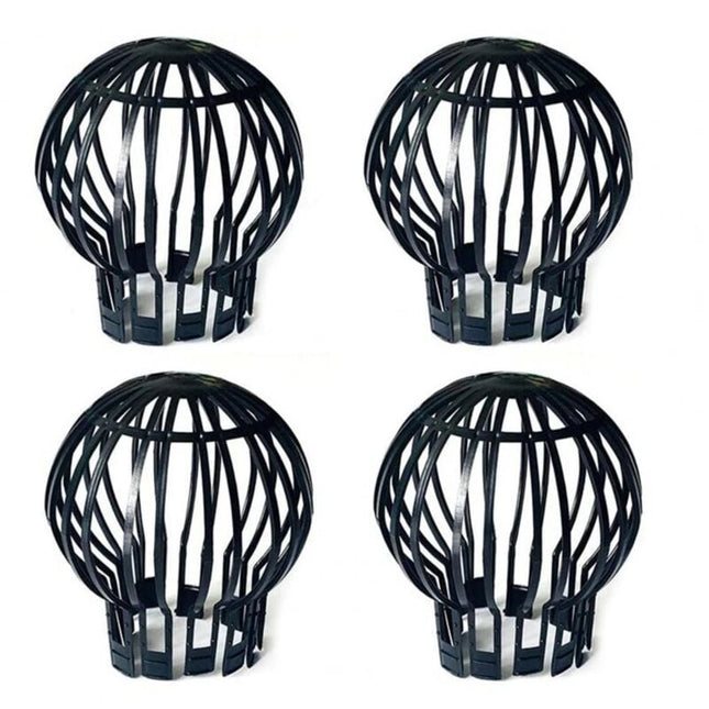 4-pack plastic downspout protectors - Keeps downspouts free from blockages caused by leaves, moss, mud, sludge, balls and other debris—max.