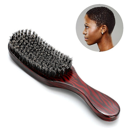Hairbrush, 100% Boar Bristle, Soft Natural Boar Bristle for Women, Men and Kids, Daily Use, 360 Wave Brush for All Purposes.