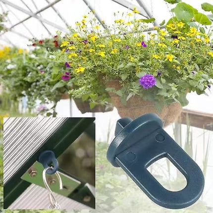 Greenhouse Clamps Set of 50 with Extra Strong Grip and Eyelets - The Best Trellis and Plant Holder for Your Greenhouse - Greenhouse Accessories.