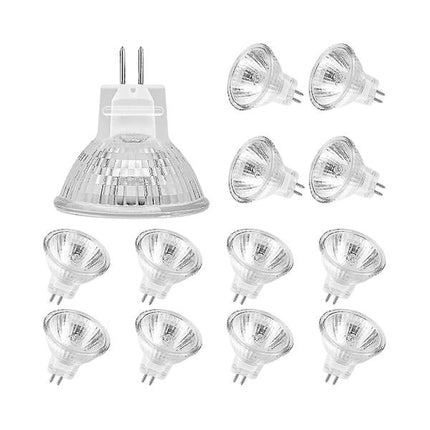 MR11 Halogen Bulbs (12-pack), GU4 Halogen Bulbs 12V 20W, MR11 GU4 Dimmable Bulbs for Ceiling Lighting - Perfect.