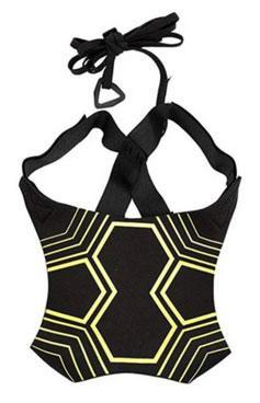 High Quality New Elastic Training Band for Football Yellow/Black 150.