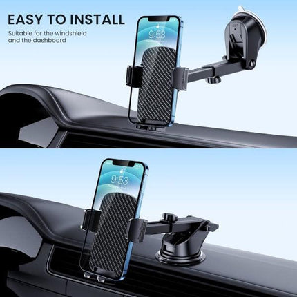 Car Phone Holder [Military Suction] Car Phone Holder 360° Suction Cup Fixed Car Phone Dashboard Portable Car Holder Universal Car GPS_max.