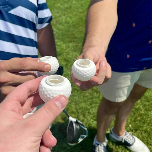 pcs Golf Ball Shaped Shot Glasses Golf Ball Shot Glasses Cool Golf Ball Shot Glasses Perfect Gift for Golf Enthusiasts.