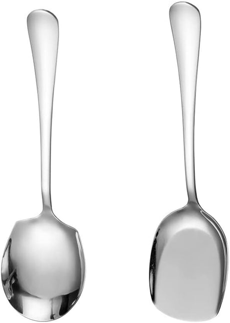 Large Stainless Steel Spoons, Serving Spoons for Hotel Meals.