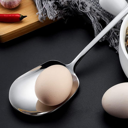 Large Stainless Steel Spoons, Serving Spoons for Hotel Meals.