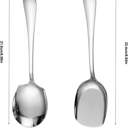 Large Stainless Steel Spoons, Serving Spoons for Hotel Meals.