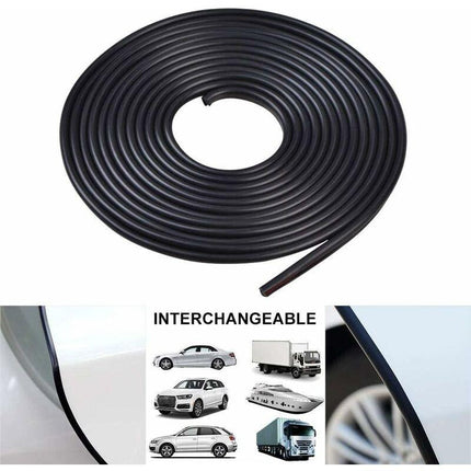 Car Door Protector Rubber Strip Door, 5M Car Door Edge Protector Door Strip Edge Strip Rubber Strip Anti-Scratch.
