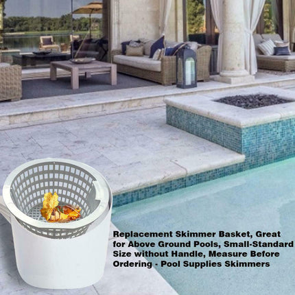 Universal Replacement Skimmer Basket Plastic Skimmers for Above Ground Pools No Handle.