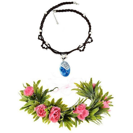 Vaiana Cosplay for Girls Halloween Masquerade Carnival Party Costume with Accessories With accessories 120.