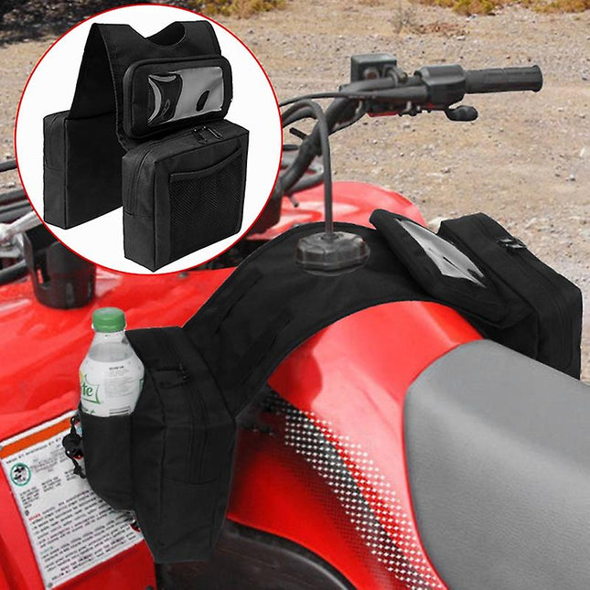 ATV UTV Motorcycle ATV Tank Bag Saddle Bag With Waterproof Phone Storage Bag Storage Package Luggage Bag.