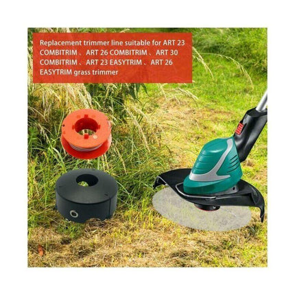 Bosch Art 23 26 30 Easytrim & Combitrim Wire Spool, 8M x 1.6mm, F016800175 (3 Spools + 1 Cover).