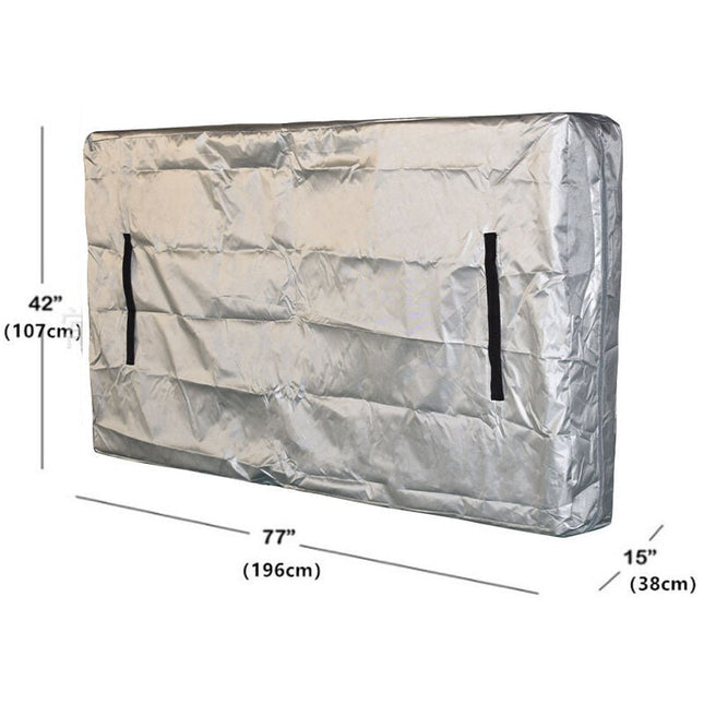 Mattress Storage and Protective Cover for Moving - Waterproof Full Size Mattress Cover, Mattress Protector - 196x38x107cm, grey-..DEBUNS.