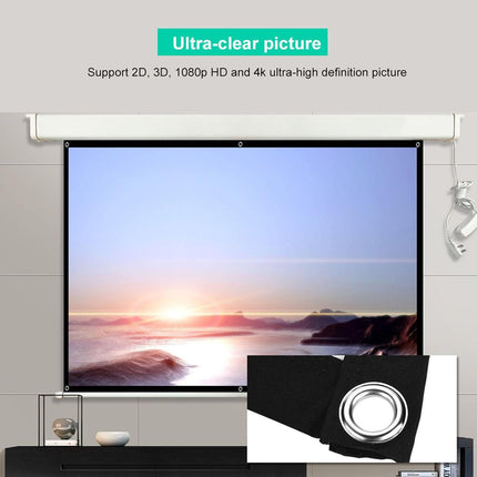60 Inch 84 Inch 100 Inch Projector Screen 16:9 Foldable Portable Projection Screen Movie Projector Screen for Home Theater Outdoor Indoor (100 Inch) 100 Inch.