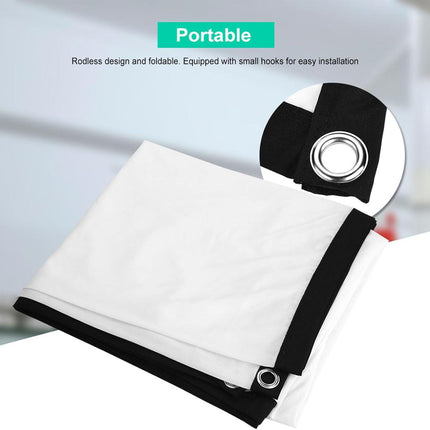 60 Inch 84 Inch 100 Inch Projector Screen 16:9 Foldable Portable Projection Screen Movie Projector Screen for Home Theater Outdoor Indoor (100 Inch) 100 Inch.