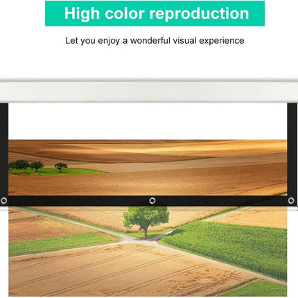 60 Inch 84 Inch 100 Inch Projector Screen 16:9 Foldable Portable Projection Screen Movie Projector Screen for Home Theater Outdoor Indoor (100 Inch) 100 Inch.