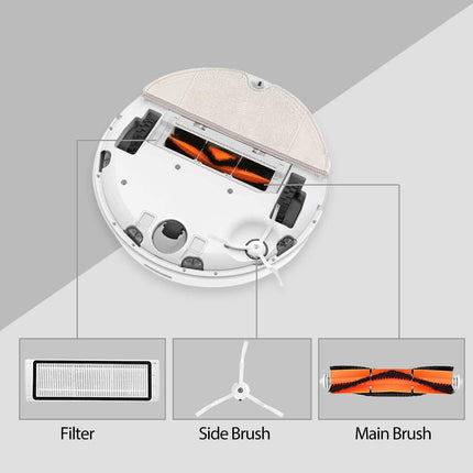 Accessory Kit Compatible with Xiaomi Roborock E4, S5, S5 Max, S50, S51, S55, 11 Pieces.
