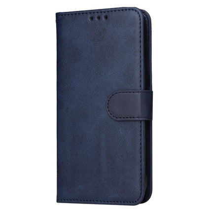 SKALO Samsung A55 5G PU Leather Wallet Case - Multiple Colors Blue.