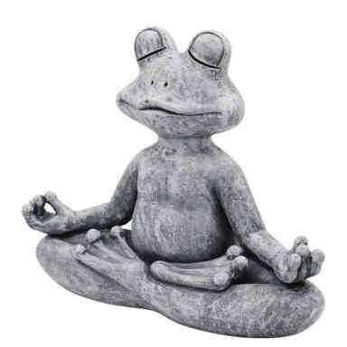 Meditating Frog Meditation Frog Outdoor Decoration Garden Statue Resin Ornaments Garden Courtyard Design.
