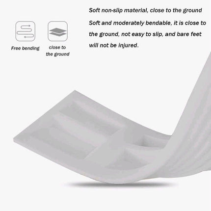 Threshold strip for robot vacuum cleaner beige.