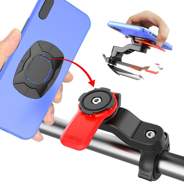 Quad-lock Out Front Bicycle Twist Mountain Cradle Telephone.